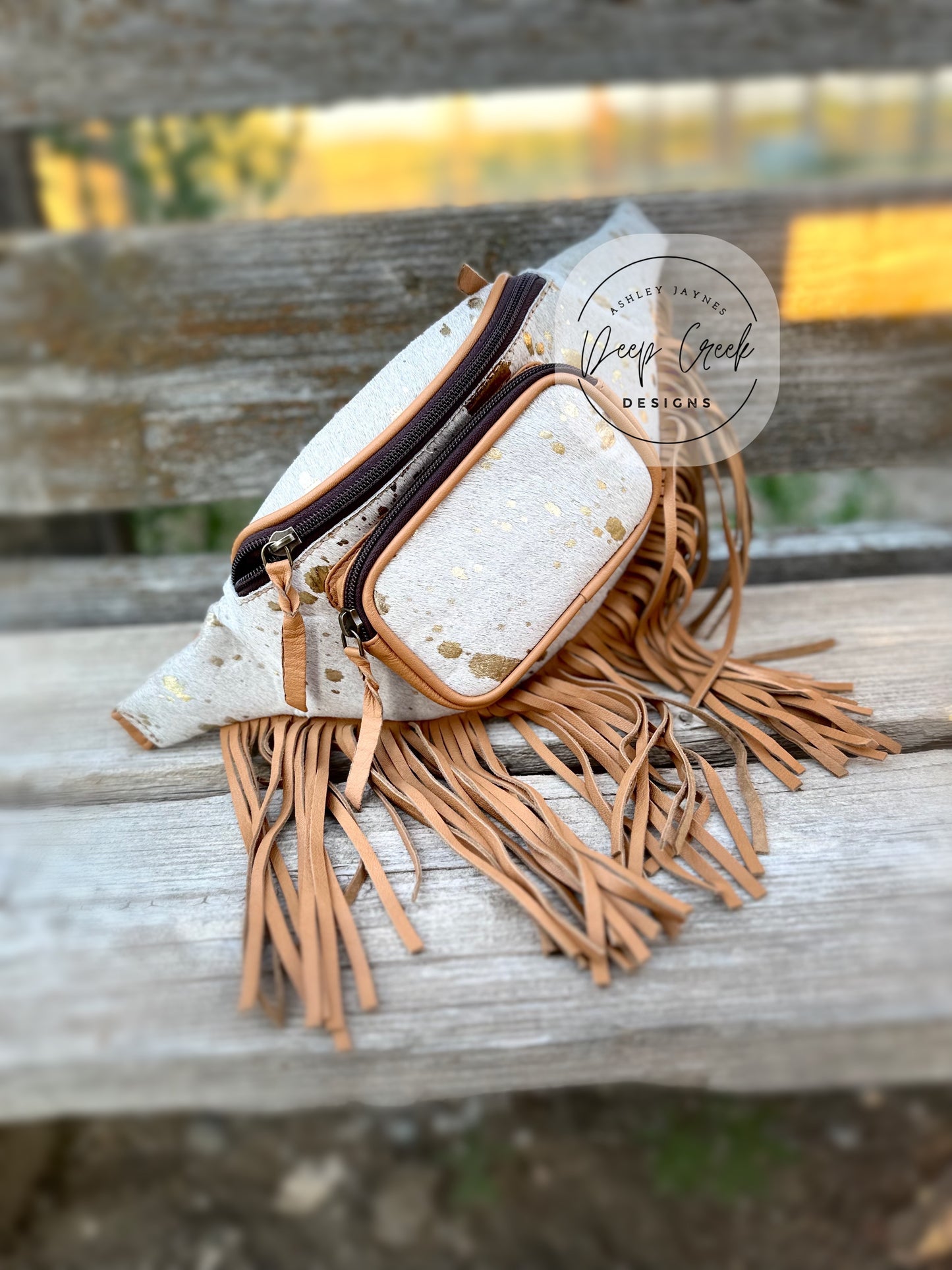 Cowhide Fanny Pack / Bum Bag