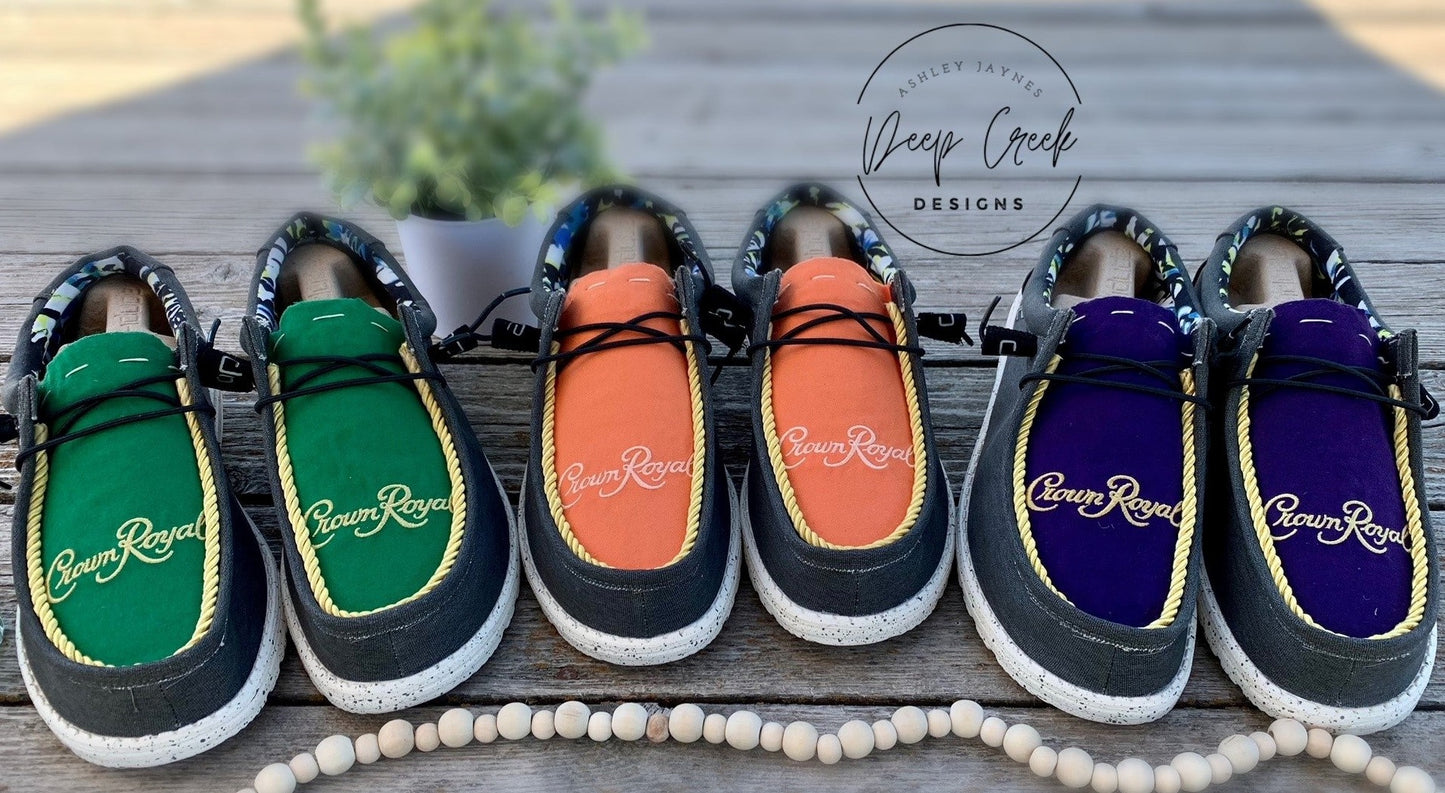 Green Crown Royal Hey Dude