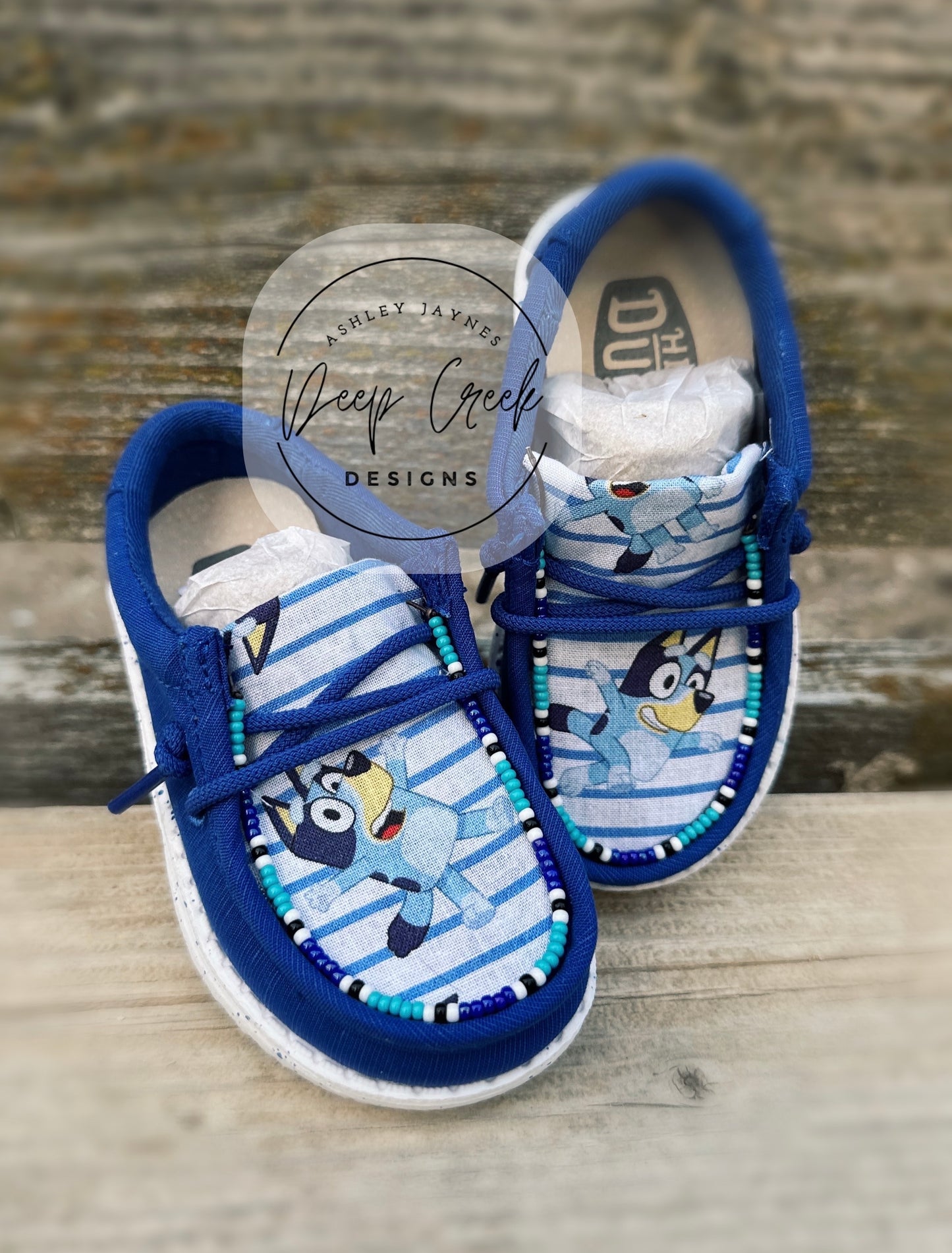 Toddler Blue - Blue Dog Hey Dude