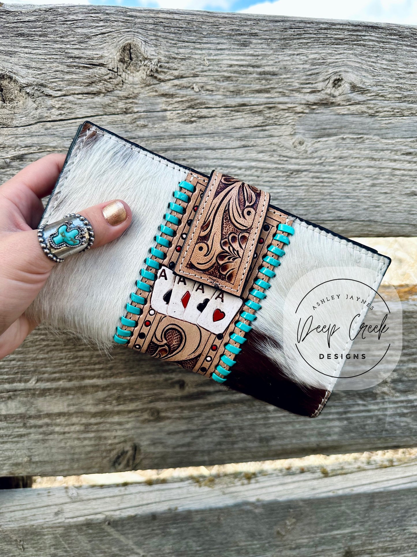 ♦️♣️ Aces Cowhide Wallet ♠️♥️