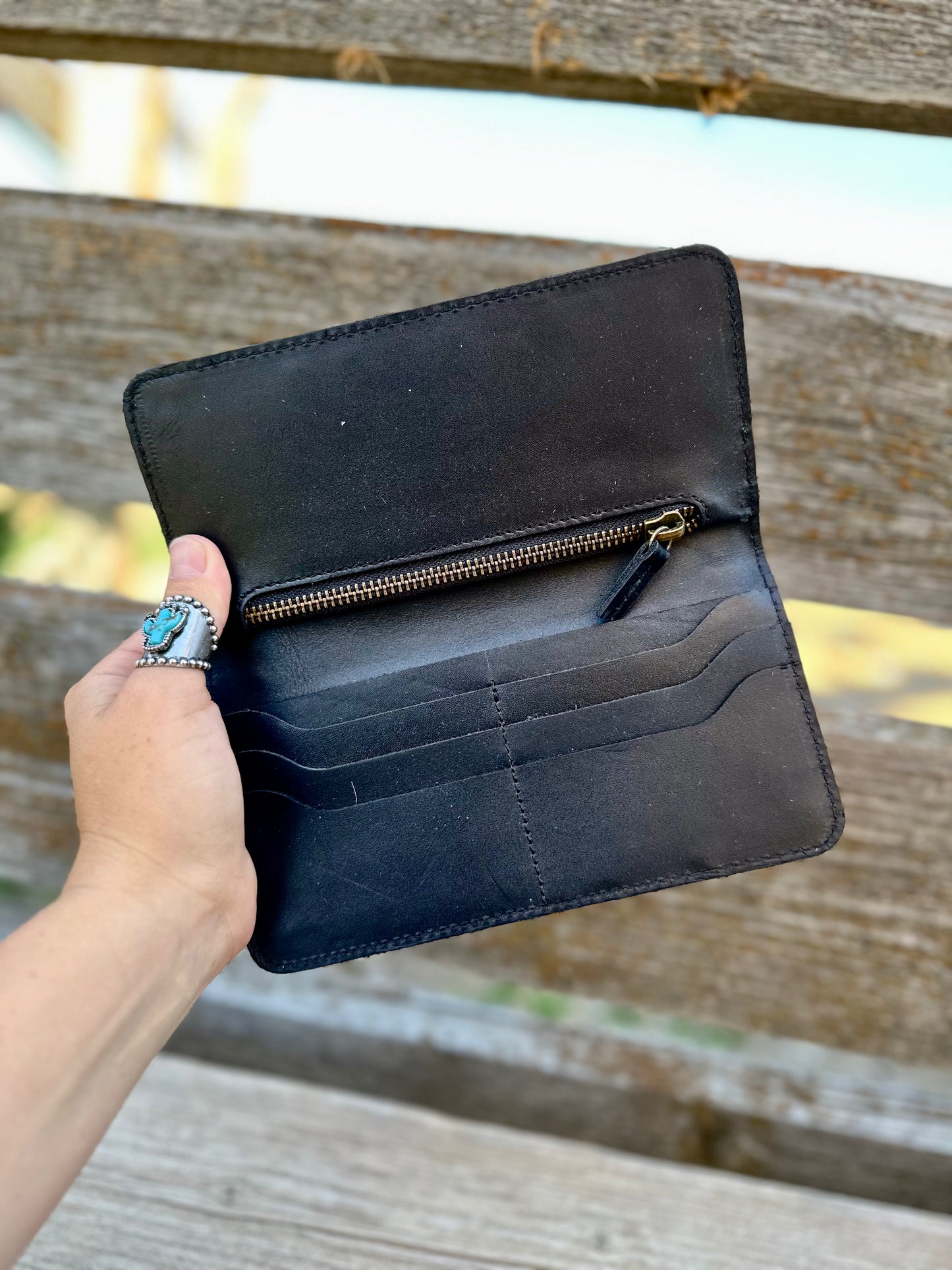 Cowhide Folding Wallet