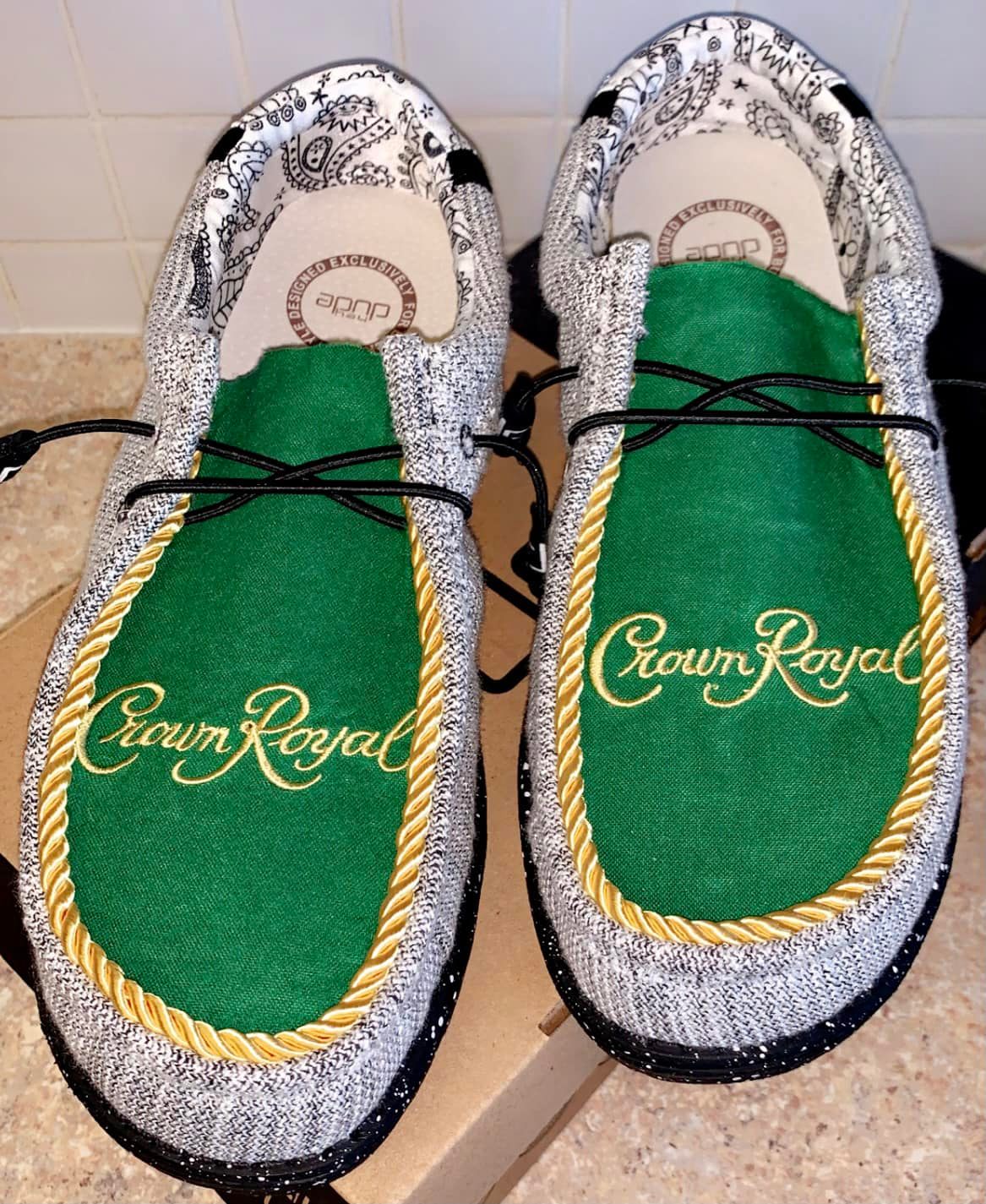 Green Crown Royal Hey Dude