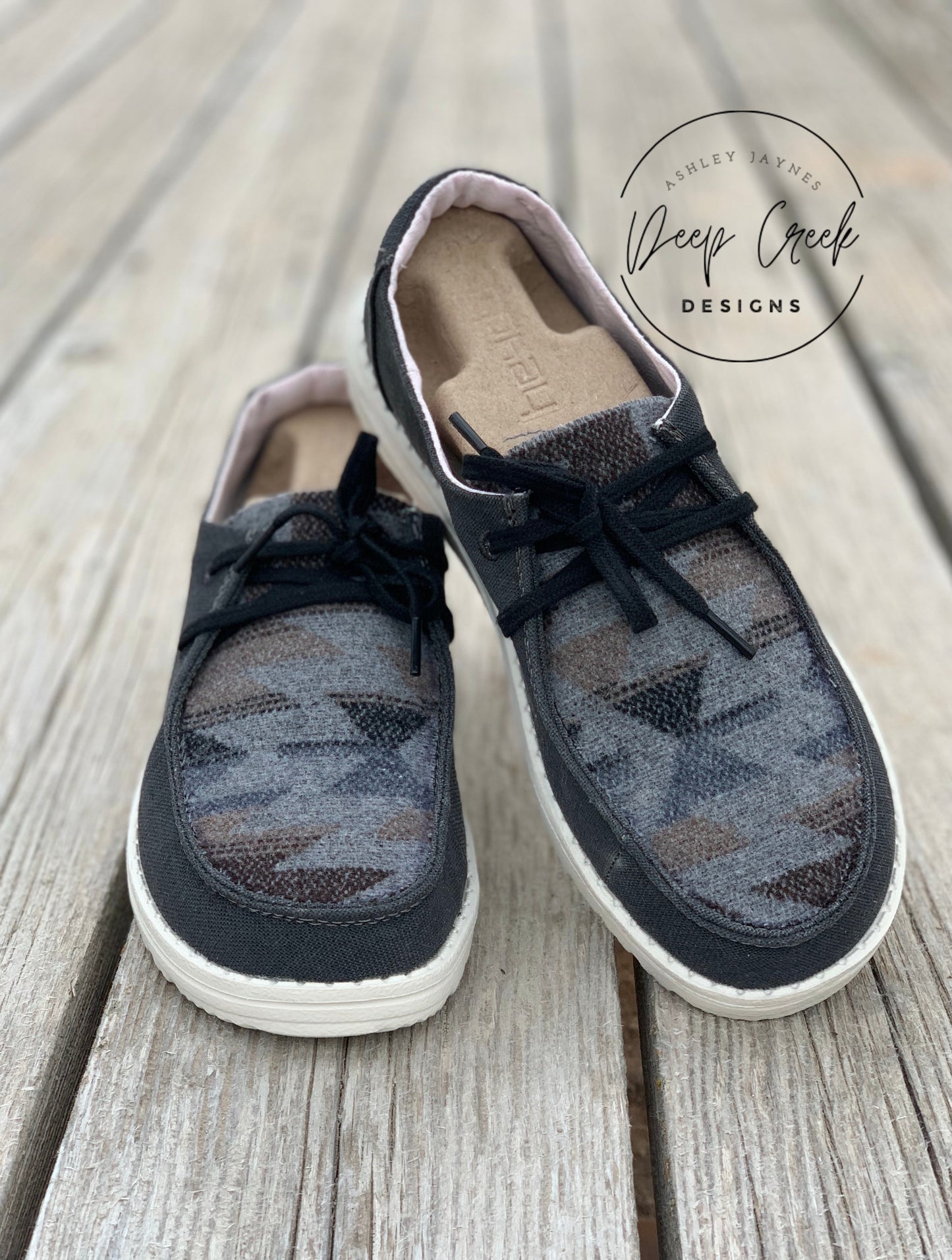 Aztec Off Black Hey Dude